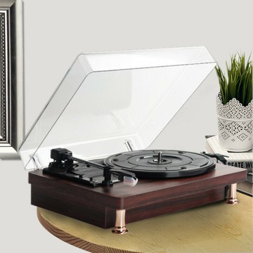 cmik立體聲手動無線藍牙單波段便攜式cd機黑膠唱片機【北歐家居生活】