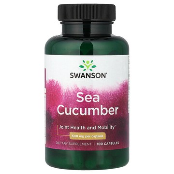 Swanson Vitamins, 海參，500 毫克，100 粒膠囊