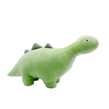 Dino Lab 軟Q安撫恐龍絨毛娃娃 腕龍寶寶  29cm  綠色  1個