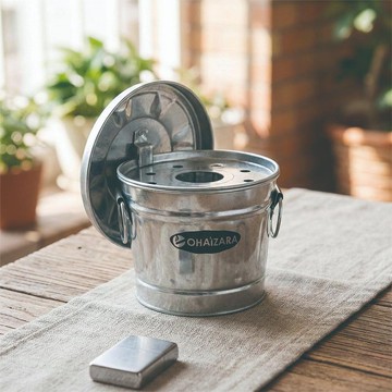 日本 OBAKETSU ohaizara 手工製桌上型煙灰缸 1L