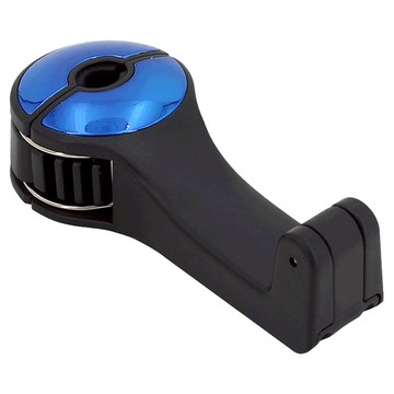 椅背掛勾 Set 4個 360度可旋轉 手機支架  藍色  1組