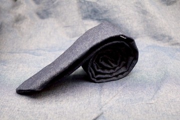 單寧面料牛仔領帶英倫牛仔領帶