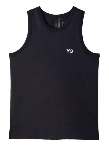 y - 3 basketball tank top with logo