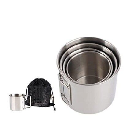 Young Guys of the Universe Folding Stainless Steel Camping Coffee Mug Piece Set Cups for Survival Gear