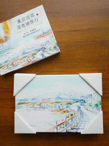 一次過收藏5個日本繪旅行無框畫20X30cm