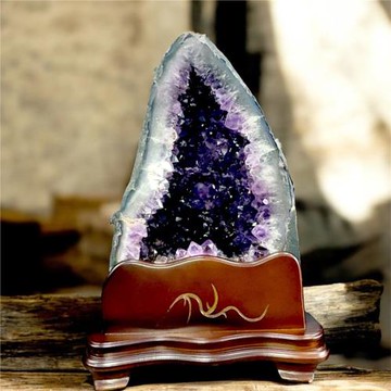 【SUMMER寶石】 藏風納氣5A帝王紫晶洞 18.6KG