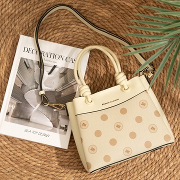 【Kinloch Anderson】Winni 圓點造型手提包-鵝黃