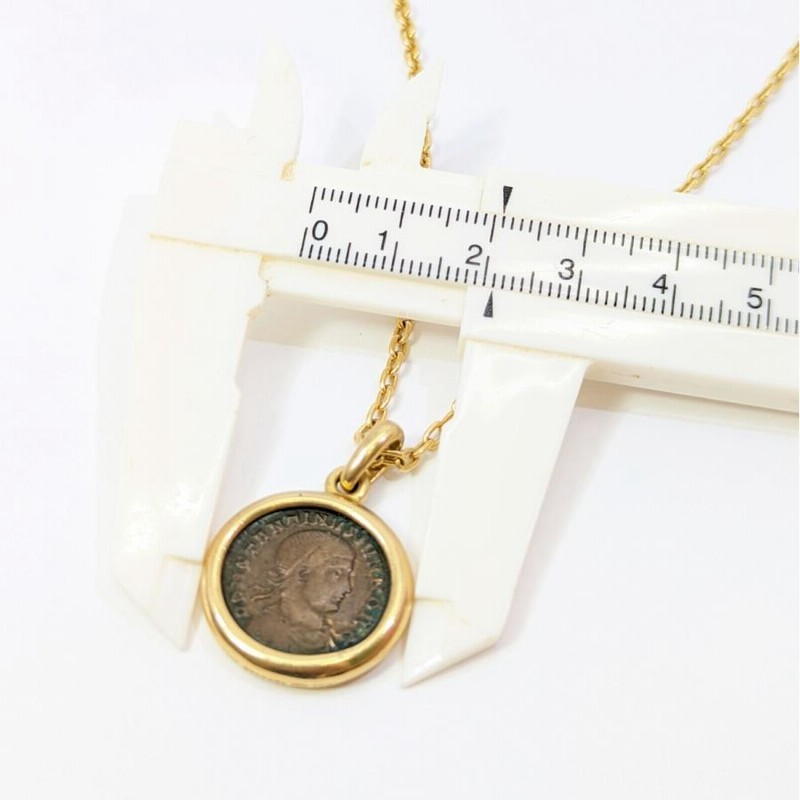 BVLGARI ブルガリ モネーテ アンティークコイン ペンダント