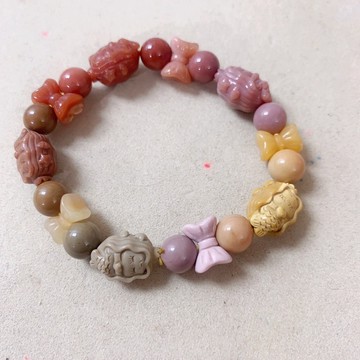 ［成品待售區］美人魚 蝴蝶結 手串 阿拉善