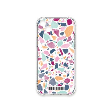 iPhone 14 Plus 殼 TRON IPhone 14 PLUS 大顆彩色幾何磨石子A款  載具 四角防摔殼 手機殼