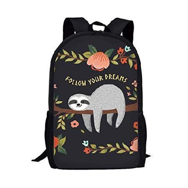 Sloth outlet school bag