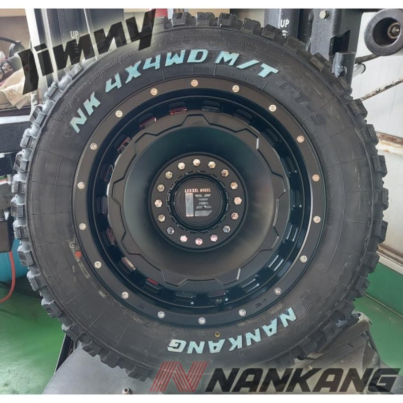 ジムニー JB23 JB64 SwaGGer スワッガー マットブラック 175/80R16 NANKANG ナンカン ホワイトレター