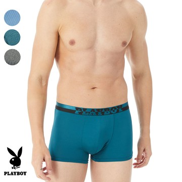 【PLAYBOY】銅鋅離子抗菌速乾平口褲