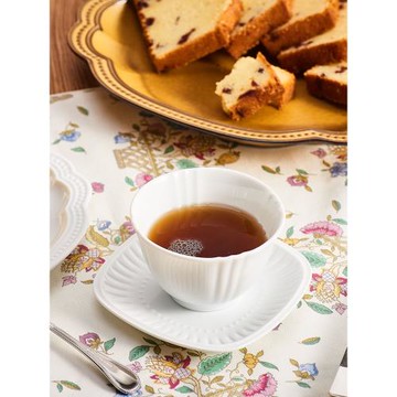 [可可屋]日本MIYAMA復古法式花邊餐碟甜點盤茶碟茶杯咖啡杯茶托