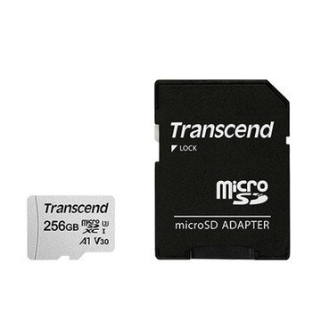 Transcend microSDXC/SDHC 300S 256G 記憶卡 附轉卡
