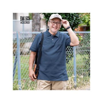 爸爸夏裝純棉短袖T恤男中老年人大碼寬松夏季POLO衫老人爺爺衣服