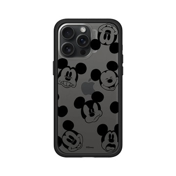 iPhone 15 Pro Max Mod NX 黑 - 迪士尼-米奇 Mickey - 黑標款-米奇的有趣表情