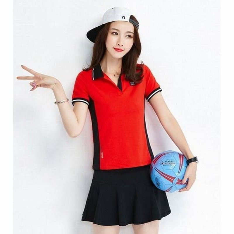 ポロシャツ レディース スポーツウェア ゴルフウェア 半袖ポロ スカート Poloshirt 上下セット Lgw06 通販 Lineポイント最大0 5 Get Lineショッピング