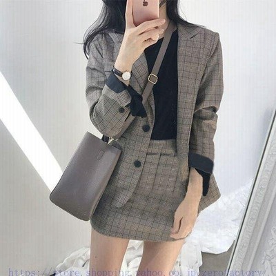 レディース チェック セットアップの通販 15 287件の検索結果 Lineショッピング