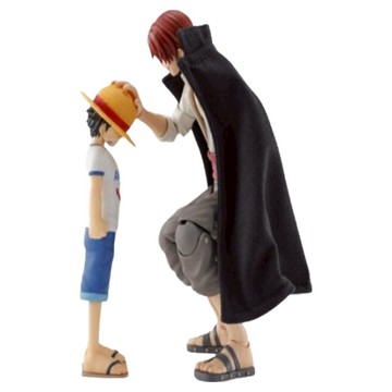 BANDAI S.H.Figuarts 航海王 紅髮傑克&蒙其 D 魯夫 少年期  1個