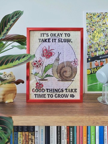 富富SideProject 慢悠漫遊99片迷你拼圖 蝸牛可愛解壓玩具禮物