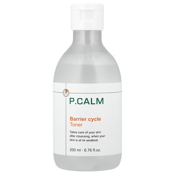P.CALM, 屏障循環爽膚水，6.76 液量盎司（200 毫升）
