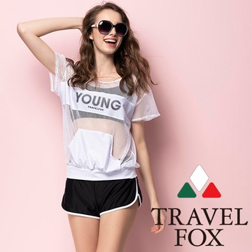 旅狐TRAVEL FOX 大女外搭罩衫-C20724