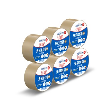DEER BRAND 多彩封箱OPP膠帶丨棕色6入丨48mmX40Y 官方直營  PPS8S