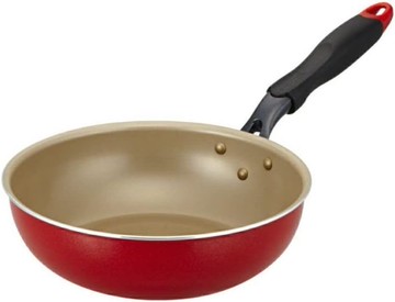 日本新款 DOSHISHA evercook 24cm 深型 平底鍋 不沾鍋 炒鍋 電磁爐可用 EIFP24DRD2 日本代購