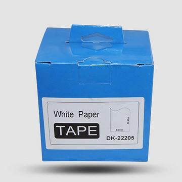 QL-1050國產DK-22205白底黑字62mm*30.48m 熱敏紙DK定長標簽