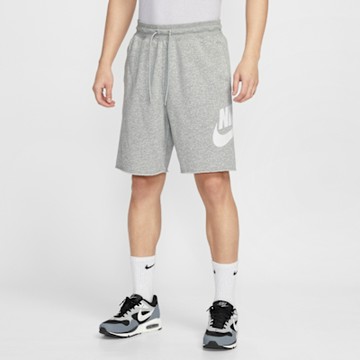 NIKE 短褲 男 運動褲 AS M NK CLUB ALUMNI FT SHORT 灰 FQ4951-063 (3L6209)