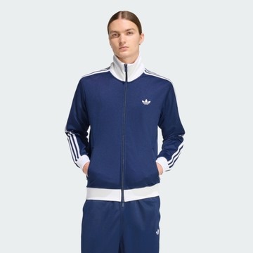 Adidas 愛迪達 Classic Tt KE3526 女 立領外套 運動外套 休閒穿搭 深藍 白 亞版