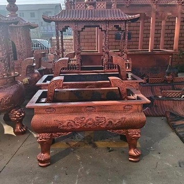 香爐大號特大全鑄鐵長方形香爐寺廟道觀祠堂佛堂四方鼎家用室外 c8071