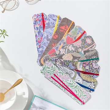 V&A博物館花紋皮質書簽 書簽閱讀標記文具英國IF文創