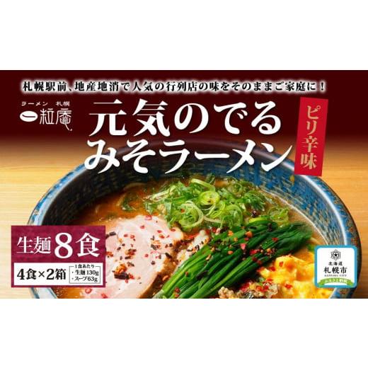 ふるさと納税 北海道 札幌市 ラーメン札幌一粒庵元気のでるみそラーメン（ピリ辛味）