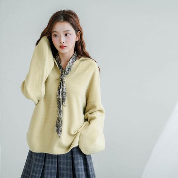 現貨★POLO領寬鬆休閒毛衣(共3色)1118 【NR2395】