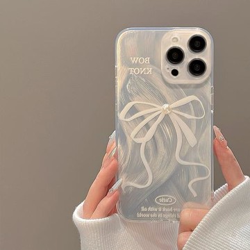 珍珠蝴蝶結適用三星S24手機殼S23Ultra保護套S22硅膠S21+女S20/10/9防摔A55軟A54新款A53簡約NOTE20日韓A71