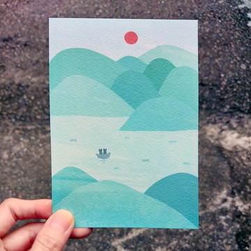 明信片-一直一直,在一起