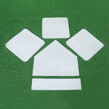 【臺灣出貨】棒球訓練簡易壘包防水壘墊防滑壘包本壘板投手板加厚套裝橡膠材質dm3x