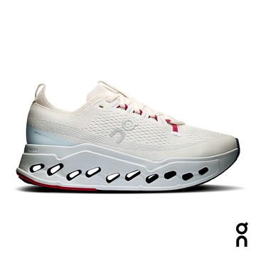 On昂跑 Cloudsurfer Max 象牙白/北極灰 女 跑步鞋 ON3WF30224290