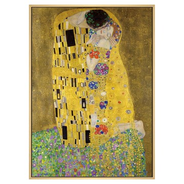 菠蘿選畫所 克林姆 吻 AVAR5717D  70 x 50cm  木色