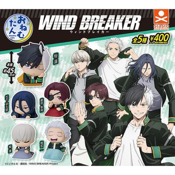 全套5款 日本正版 防風少年 睡眠公仔 扭蛋 轉蛋 櫻遙 杉下京太郎 蘇枋隼飛 梶蓮 梅宮一 Stand Stones 717032