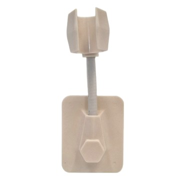 G+居家 無痕貼蓮蓬頭萬向架 ABS塑膠  14 x 6 x 4.3cm  白色