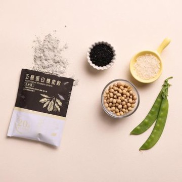 【AconFit】五膳蛋白機能飲(芝麻/堅果/鐵觀音/可可)(7包/盒)(245g)