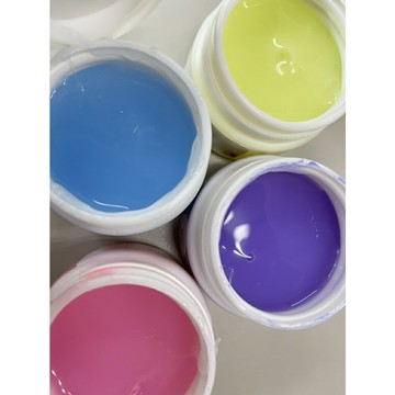 【玩具兄妹】現貨! 馬卡龍色系史萊姆 粉紅/天藍/鵝黃/薰衣草紫 史萊姆玩具 不沾手 舒壓 SLIME小朋友最愛