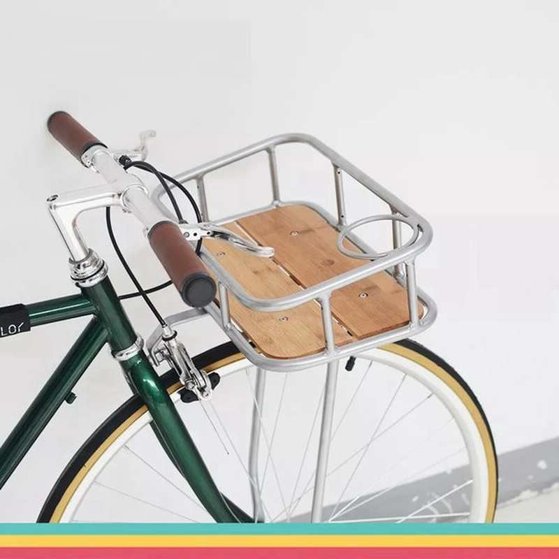 自転車パニエ700cロード自転車レトロバイク固定ギア自転車バスケットアルミニウム 装飾バスケット 通販 Lineポイント最大get Lineショッピング
