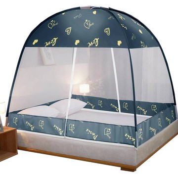 ⛺可開發票⛺蒙古包蚊帳 嬰兒蚊帳 懶人免安裝蒙古包蚊帳1.8米雙人牀1.5m紋帳家用1.2新款0.9m單人