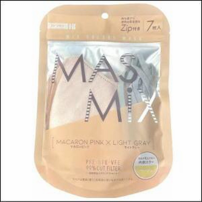 カワモト　立体不織布マスク　MASMIX   7枚×3パック