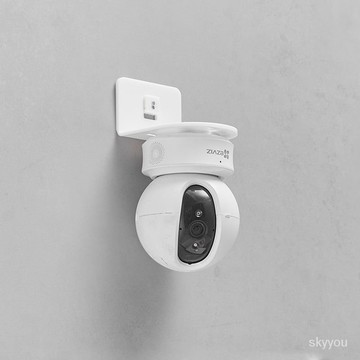 【臺灣熱賣】 攝像頭置物架倒掛支架免打孔壁掛客廳監控架子傢用墻上臥室收納架 JFCU