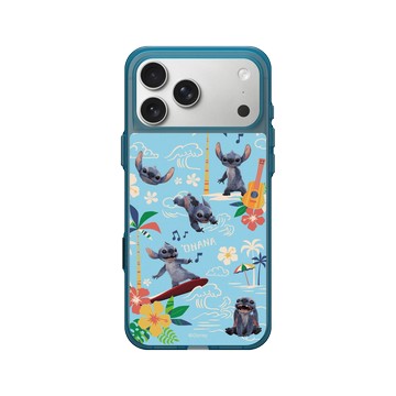 iPhone 17 Pro Max Clear (相機按鈕) 夜幕藍 - 迪士尼-史迪奇 Disney Stitch - 史迪奇 - 夏威夷日常